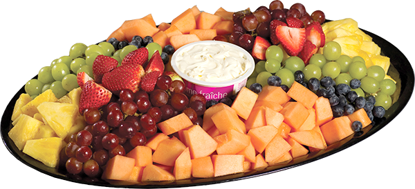Fruit Salad Transparent Background Png - Fruit And Cheese Platter Central Market (600x274), Png Download