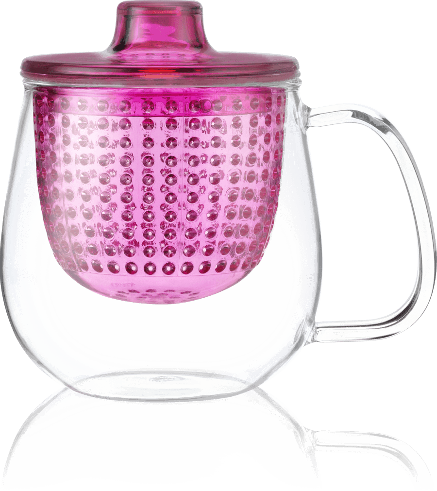 Fuschia - Pop Cup Tea Mug With Infuser - Accessories Kusmi Tea (900x1011), Png Download