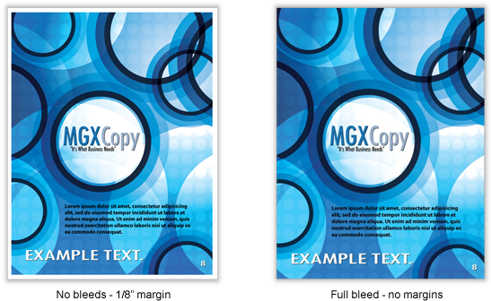 There Will Be A 1/8″ White Border Margin On All Sides - Full Bleed Or Border (552x350), Png Download