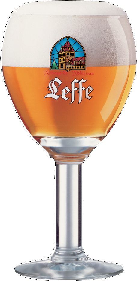 Abbey Leffe Glass - Leffe (591x1091), Png Download