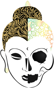 Budha Trance Men's Printed Bomber - Illustration (556x1040), Png Download