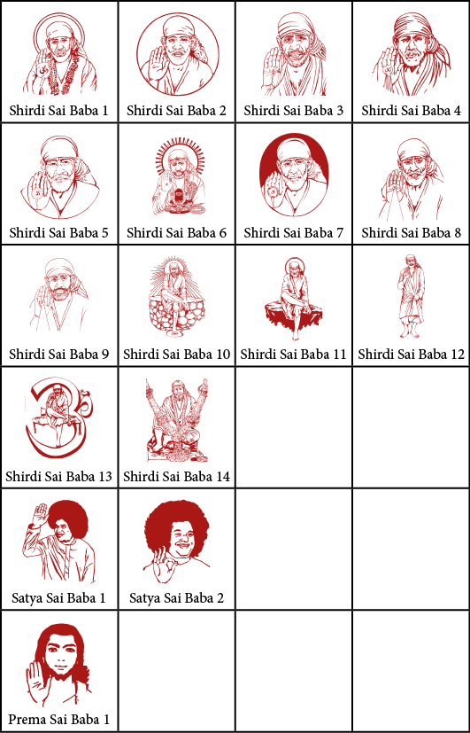 Hindu Symbols For Indian Wedding Cards Sai Baba - Om Sai Ram (531x827), Png Download