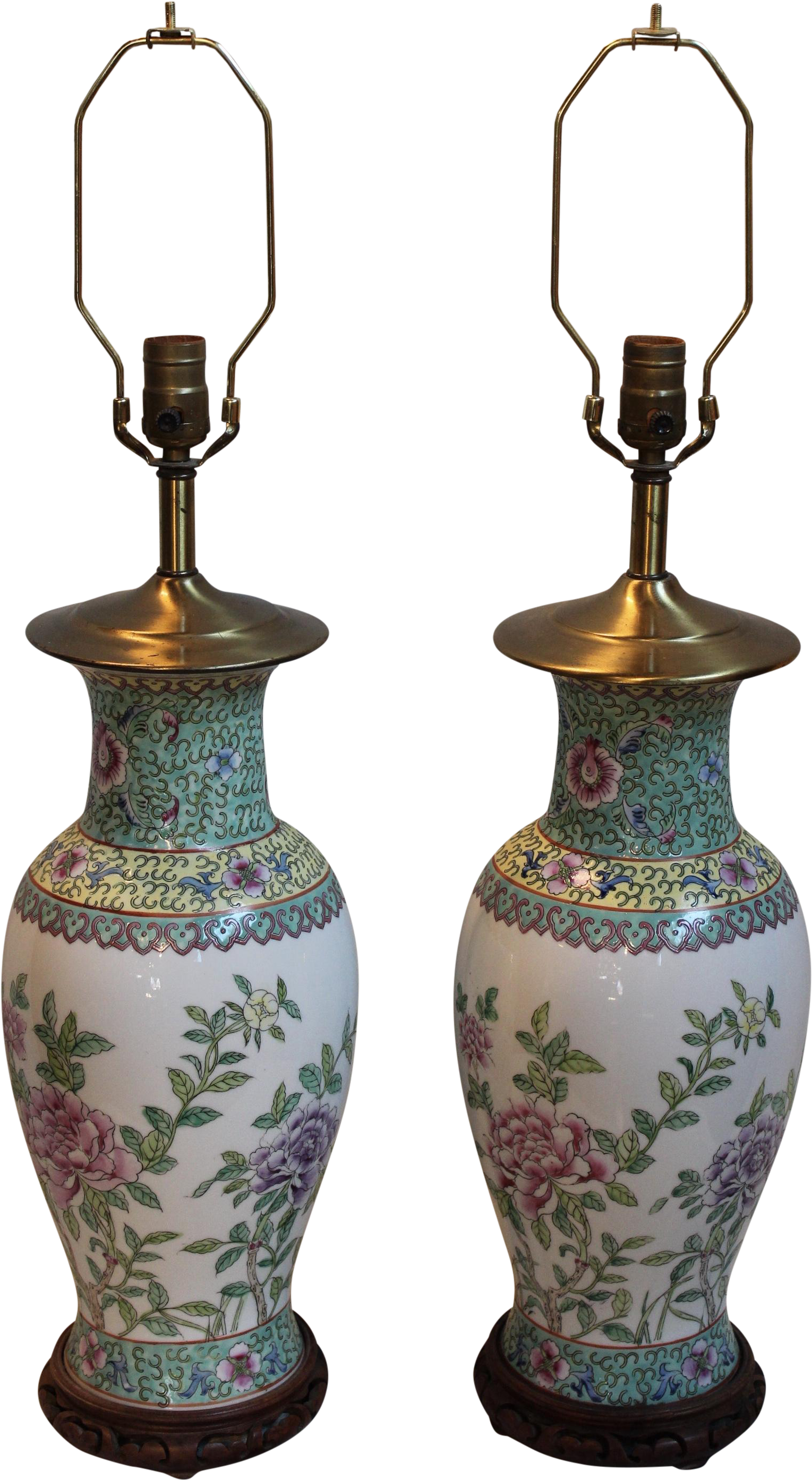 Pair Of Chinese Porcelain Temple Jars - Porcelain (1698x3094), Png Download