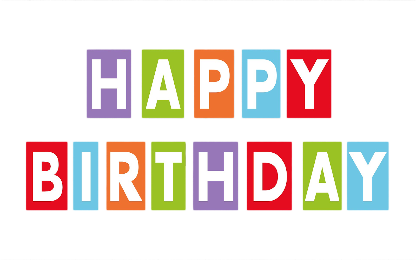 Download Happy Birthday Text Colorful Png Image - Portable Network Graphics  PNG Image with No Background 