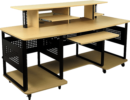 Diy Studio Desk Plans - Studio Desks (450x346), Png Download
