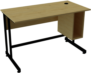 Gretel Solo Computer Table V2 - Art Table (550x438), Png Download