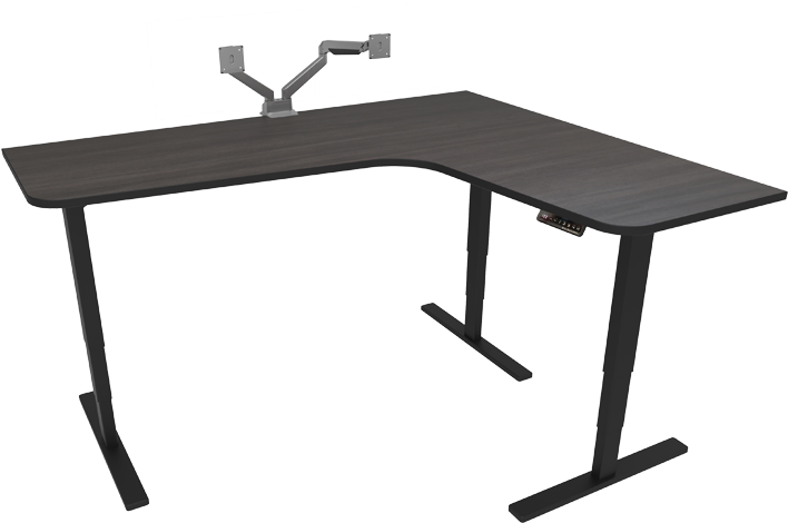 Gaming Desk Png Clip Art Download - Electric Gaming Stand Up Desk Ultimate (710x485), Png Download