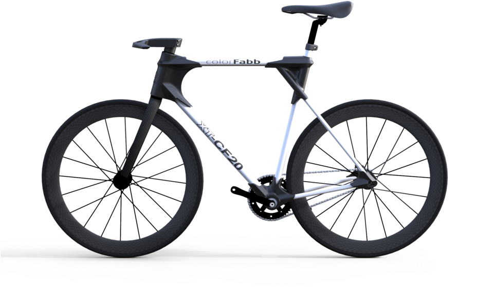 3d Printed Bike Colorfabb (960x621), Png Download