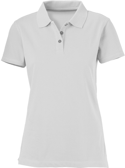 Ladies Polo Cutton Garments - Ladies Polo Shirt White (538x538), Png Download