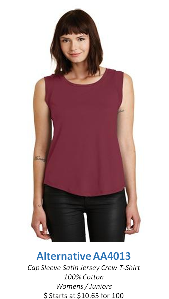 Alternative Aa4013 - Karma Cap Sleeve Tank/black (655x996), Png Download