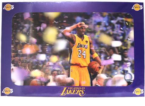 Los Angeles Lakers Kobe Bryant 3d '09-'10 Champ Image - Los Angeles (500x667), Png Download