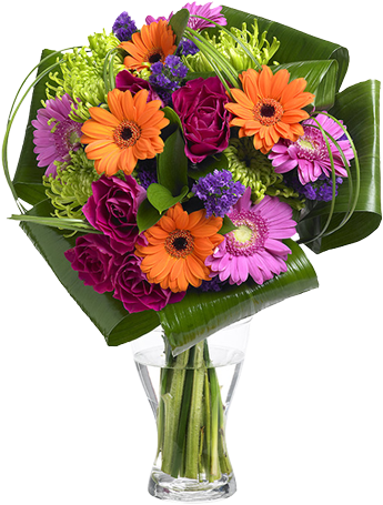 Roses And Gerberas - Hacer Ramos De Flores (480x480), Png Download