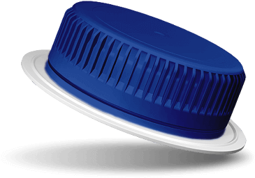 Cap Blue - Saucer (404x308), Png Download