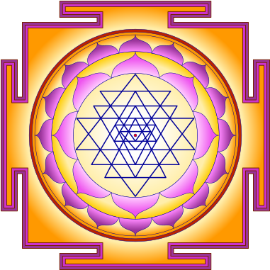 Number Of Deities - Sri Yantra Hindu Symbol (400x400), Png Download