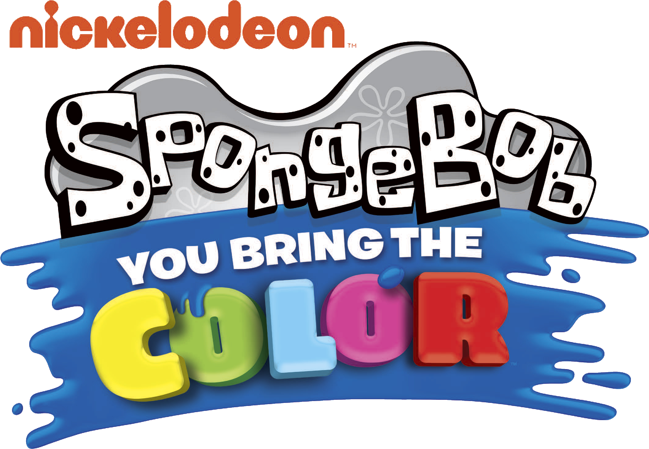 You Bring The Color - Spongebob You Bring The Color (2196x1600), Png Download