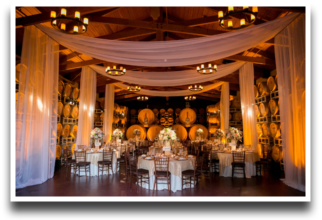 Sterling Productions - Ponte Winery Barrel Room Wedding (644x440), Png Download