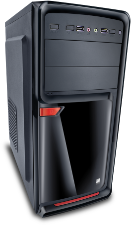 Cabinet Iball Piano 135 Without Smps - Computer Cabinet Png (500x500), Png Download