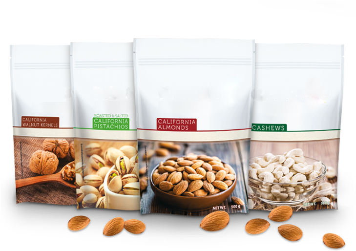 California Almonds Karmiq (728x527), Png Download