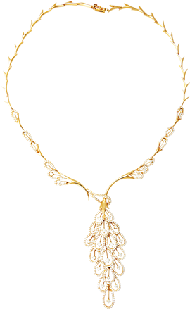 Swarna Mahal Jewellers Gold Necklace Designs - Latest Gold Necklace In Swarnamahal In Sri Lanka (530x460), Png Download
