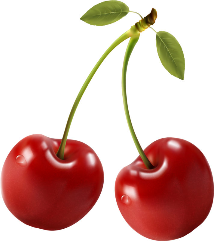 Фотки Fruit Clipart, Food Clipart, Fruit Art, Views - Cerejas Benefícios (712x800), Png Download