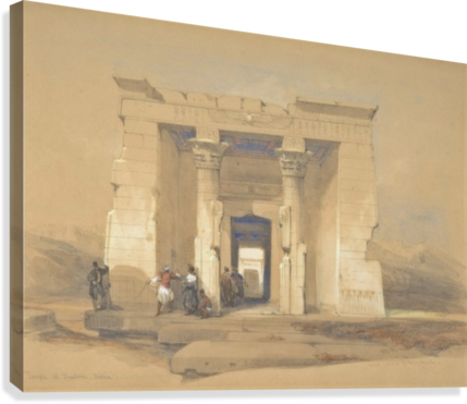 The Temple At Dendur, Nubia Canvas Print - Temple At Dendur, Nubia (429x371), Png Download