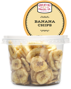 Dried Banana Chips - Banana (405x390), Png Download