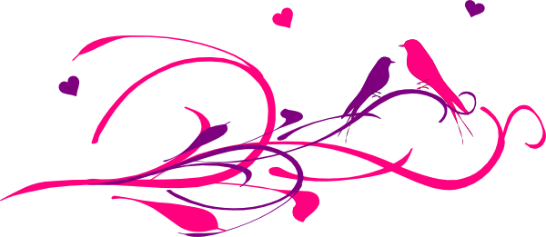 Love Birds Clip Art At Clker - Bird (600x261), Png Download