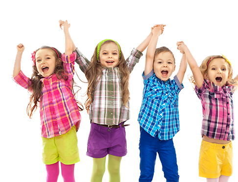 It's More Than Punches & Kicks - Preschool Happy Kids (486x371), Png Download