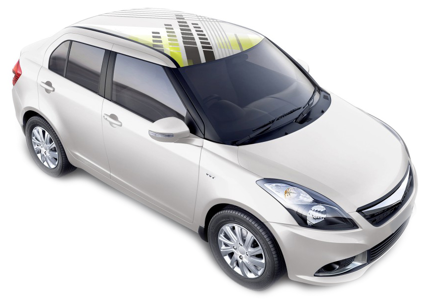 Sona Tour Travels - Swift Dzire Black Roof (872x614), Png Download