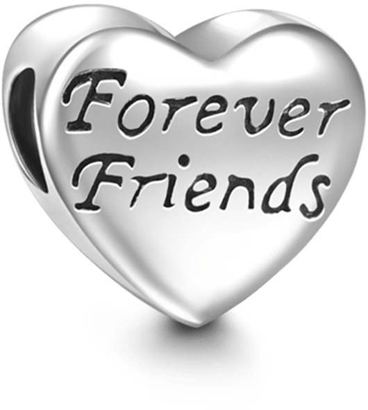 Forever Friend Heart - Best Friend Forever In Heart (800x800), Png Download