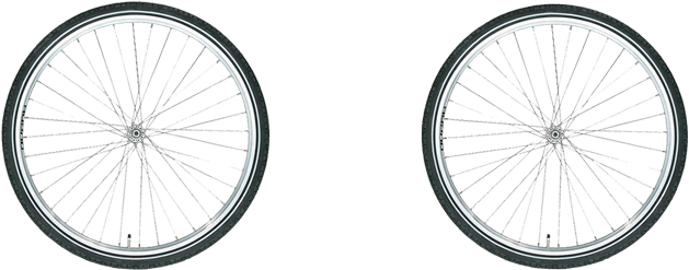 Business Bikes Branded Bicycles - Bike Tire Black And White (630x386), Png Download