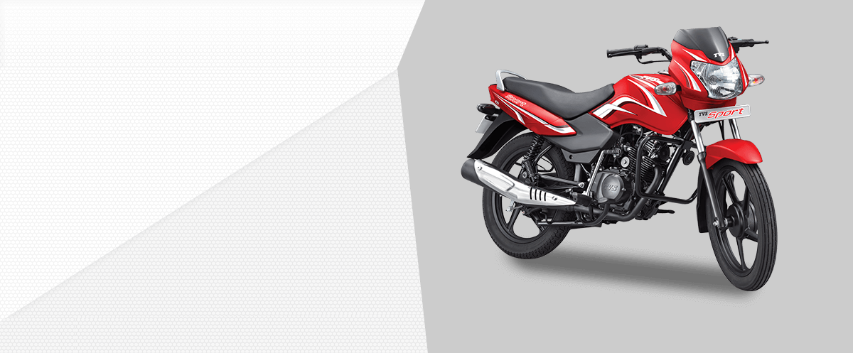 Tvs Sport Bike - Tvs Sport (1200x497), Png Download