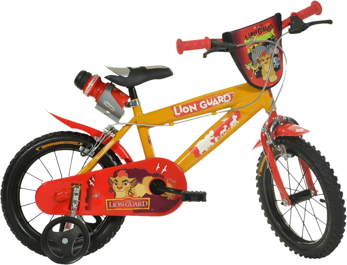 halfords lion king bike