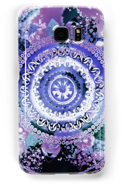 Hyacinth Mandala - Navy Sea Mandala Slim Iphone 6 Case (500x700), Png Download