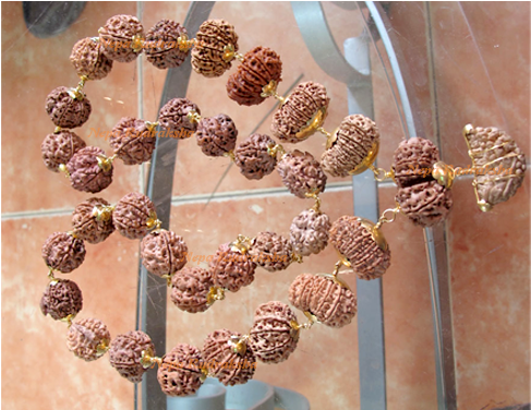 Sarva Siddha Mala Gold - Japamala (600x375), Png Download