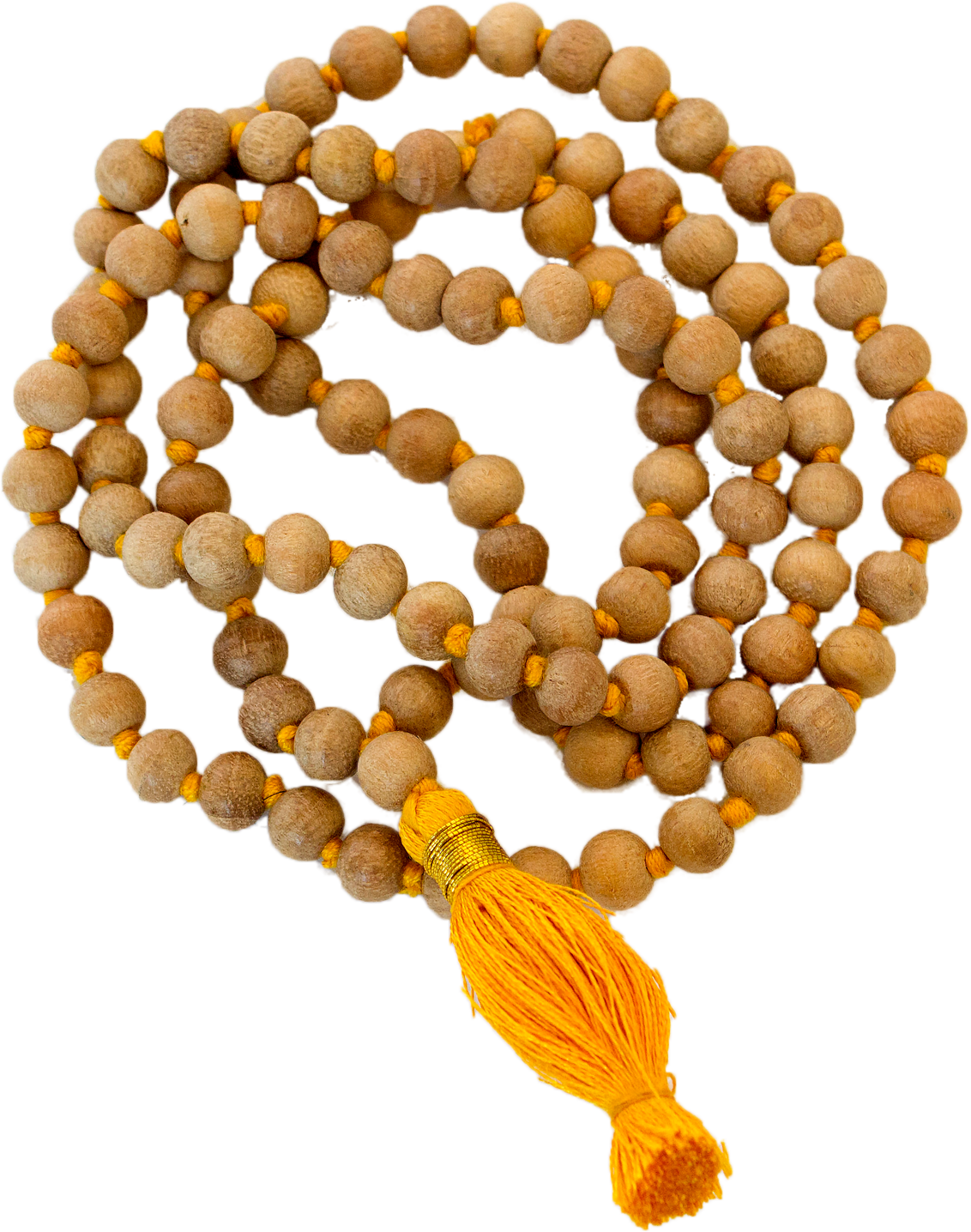 Tulsi Knotted Mala - Prayer Beads (1132x1436), Png Download
