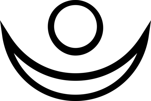 Religious Symbol Crescent Drawing Solar Symbol - Ancient Symbols Of Royalty (510x340), Png Download