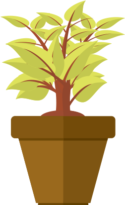 Peace Naturals Marijuana Indica - Flowerpot (600x550), Png Download