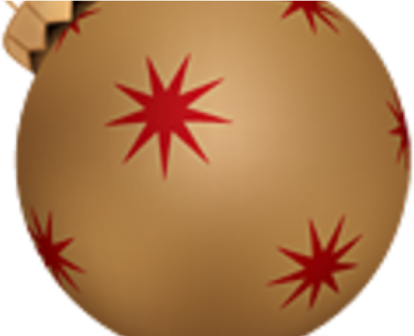 Christmas Ball Clipart Gold - Christmas Ball (640x480), Png Download