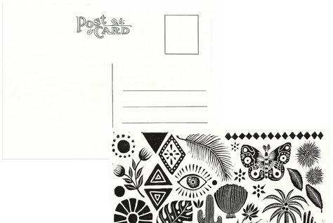 Postcard - "petroglyphia" - Motif (500x500), Png Download