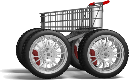 Transparent Shopping Cart Icon - Web Design (528x352), Png Download