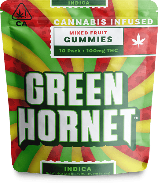 Green Hornet Gummies 100 Mg (517x600), Png Download