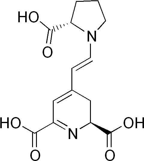 Indicaxanthin - Xanthurenic Acid (483x542), Png Download