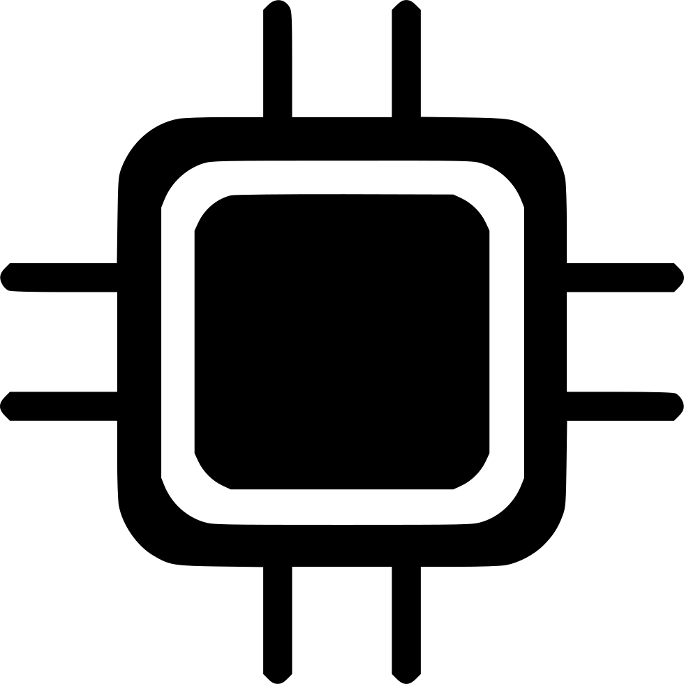 Electronics Component Device Detail Processor Core - Processor Icon Png ...