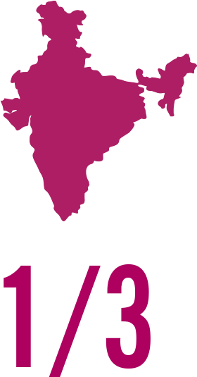 India Is Home To One-third Of The World's Child Brides - India Map Png Vector (800x600), Png Download