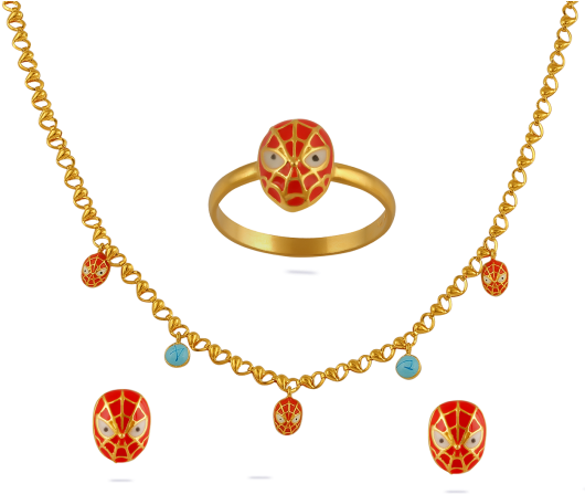 Kids Jewellery Set - Necklace (530x465), Png Download