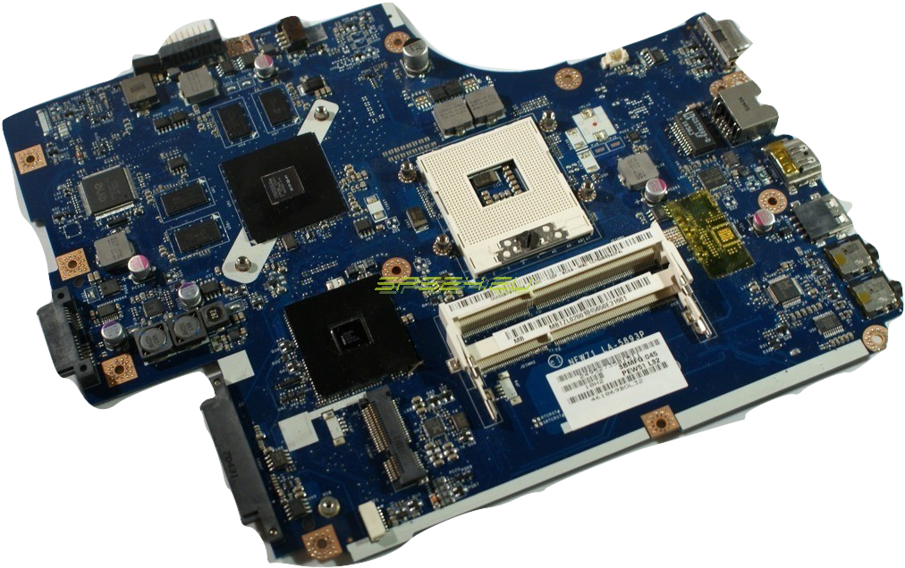 001 Acer Travelmate 5742g 5742zg Gt 420m - Laptop Mother Board Png (1111x697), Png Download
