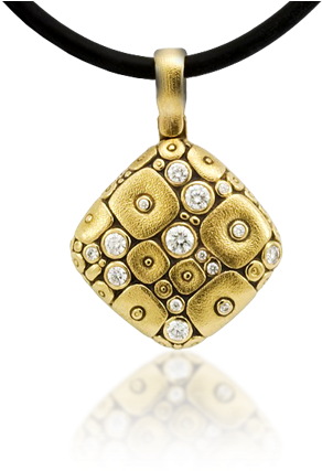 Brand Name Designer Jewelry In Claremont, California - Alex Sepkus Soft Mosiac Pendant Necklace - M-46d (480x430), Png Download
