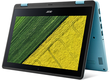 Spin 1 Sp111 31 Turquoise Blue Gallery 02 - Acer Spin 1 Sp111-31-p34y 11.6″ Convertible Notebook (480x380), Png Download