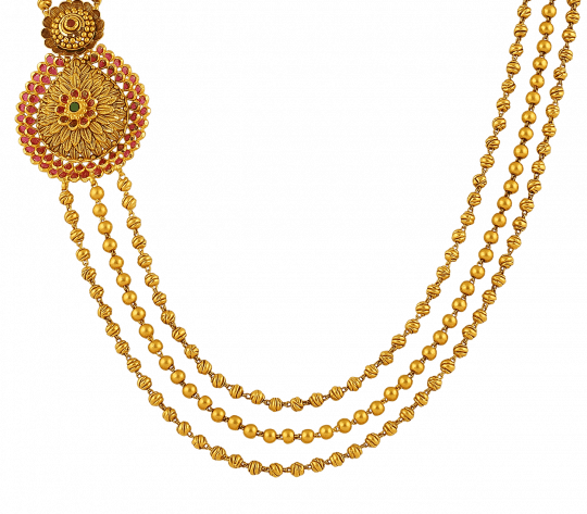 Gold Necklace - Ja99ccodj3 - Shahi Haar Designs In Gold (540x473), Png Download